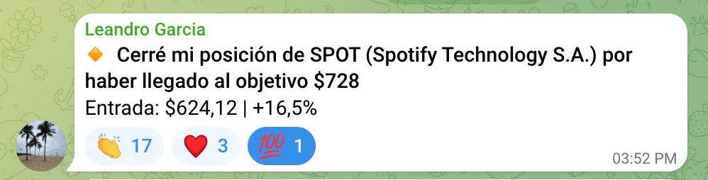 Victoria: SPOT +16,5%